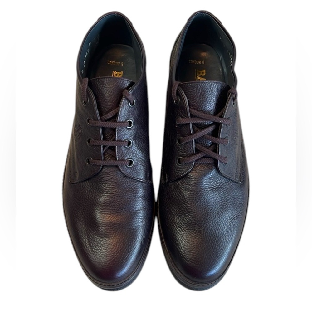 Bally Of Switzerland Men's CondorII Dark Brown Leather Lace-Up Shoes Size 9.5 US